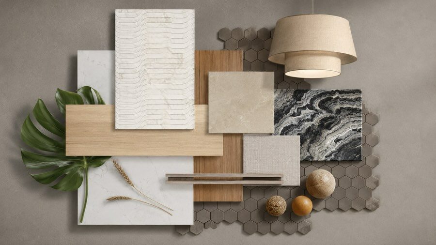 Moodboard de materiais